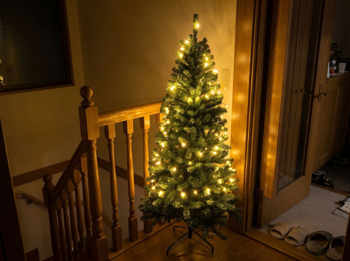 クリスマスツリーを飾った設置イメージ