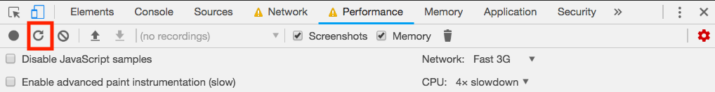 Performance measurement on the Mercari website using Chrome DevTools