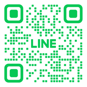 QR code for Mercari's LINE official account