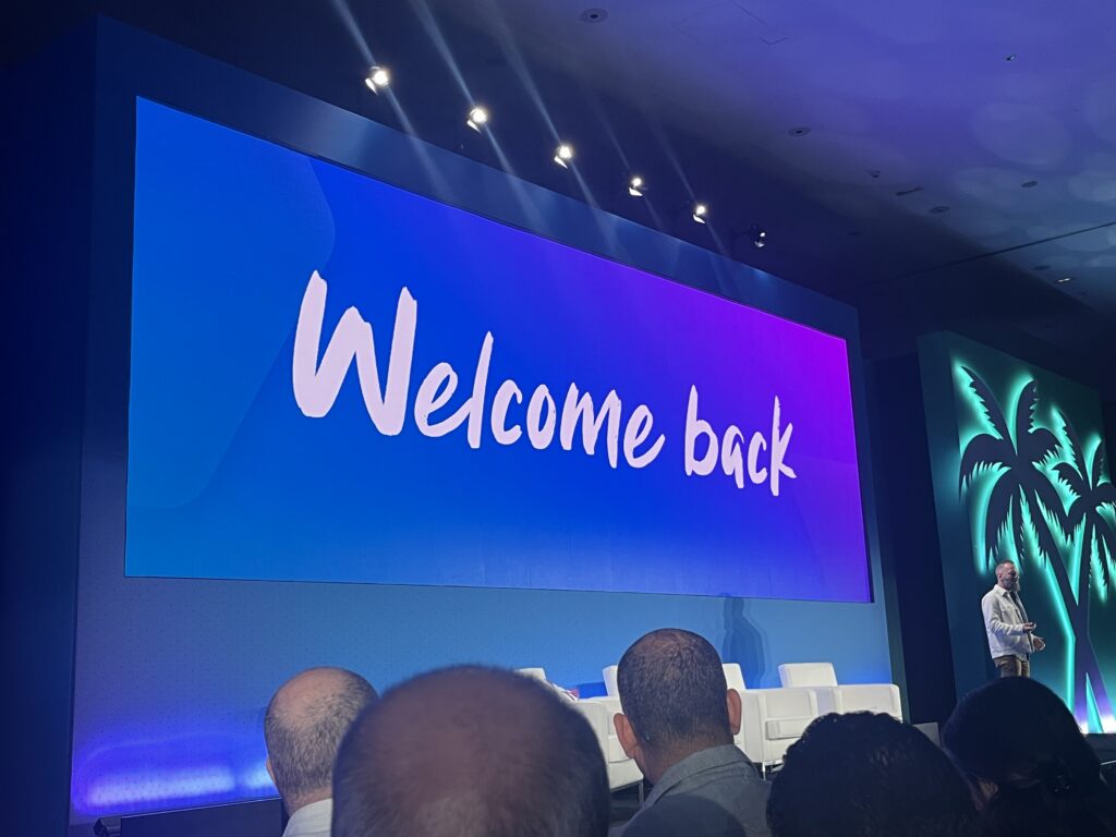 Welcome back