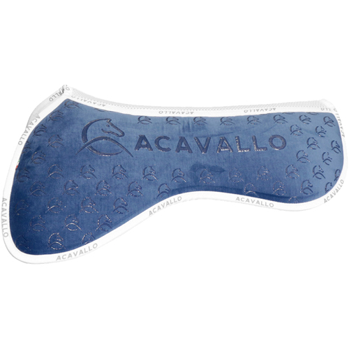 ア・カバロ ACAVALLO 乗馬 鞍アクセサリー ルーブル ハーフパッド オーシャン AC860 OS 乗馬用品 馬具 シリコン 馬グッズ