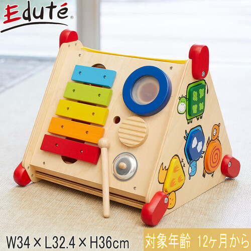 エデュテ Edute キッズ 学習玩具 アイムトイ I'm TOY 指先ラーニングBOX IM-30090 プレゼント 誕生日 木のおもちゃ 出産祝い