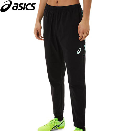 アシックス asics メンズ サッカーウェア ロングパンツ AI クロスパンツ パフォーマンスブラック×アイス 2101A142 001 新入部員応援