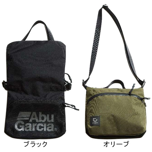 アブ・ガルシア Abu Garcia ダブルフラップサコッシュ（アブガルシア×ラミダス） 22CAB-026 DOUBLE FLAP SACOCHE（ABU×RAMIDAS）