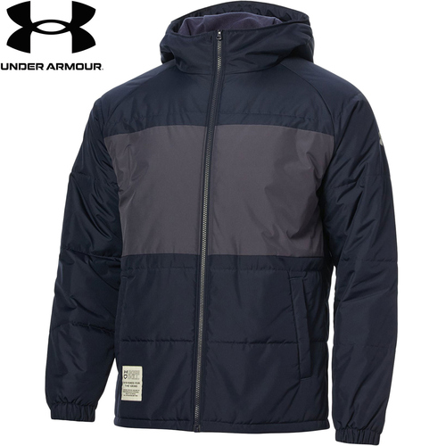 アンダーアーマー UNDER ARMOUR メンズ ウォーム ウーブンジャケット ミッドナイトネイビー 1375381 410 WARM WOVEN JACKET runアパレル