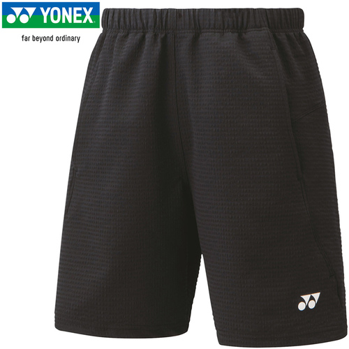 ヨネックス YONEX メンズ レディース ユニハーフパンツ ブラック 15146 007 短パン 半ズボン テニスウェア バドミントン 試合 練習