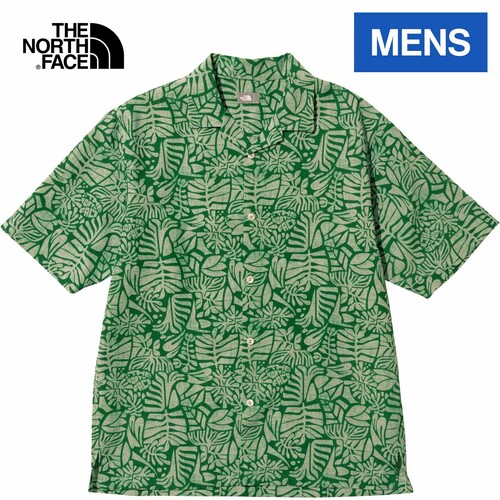 ザ・ノース・フェイス ノースフェイス メンズ 半袖シャツ ショートスリーブアロハベントシャツ TNFボタニカルグリーン NR22330 BG S/S