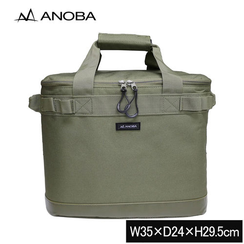 アノバ ANOBA アウトドアバッグ マルチギアボックス オリーブ AN021 工具箱 道具入れ ツールボックス テント泊 キャンプ アウトドア
