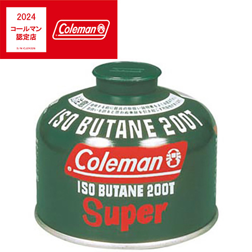 コールマン Coleman 純正イソブタンガス燃料230g Tタイプ 5103A200T パワーガス ガス缶 ODガス OD缶 ランタン コンロ ガスカートリッジ