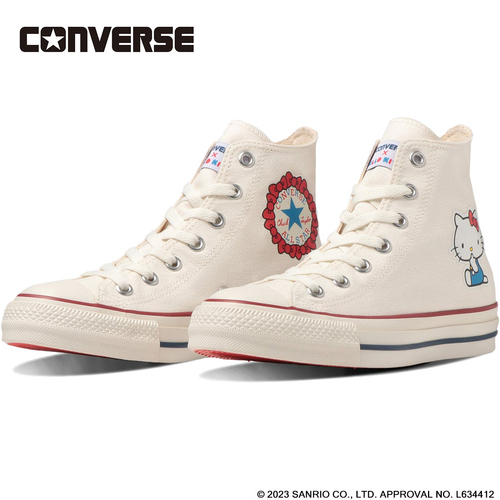 コンバース CONVERSE メンズ レディース スニーカー オールスター （R） ハローキティ HI ホワイト 31309450 2023秋冬モデル シューズ