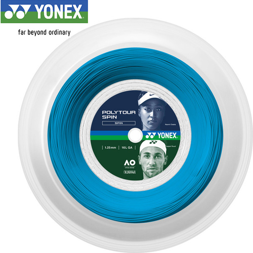 ヨネックス YONEX ソフトテニス ストリング ポリツアースピン125 200m コバルトブルー PTGSPNR2 060 テニス ガット