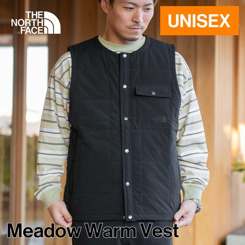 ザ・ノース・フェイス ノースフェイス メンズ レディース メドウウォームベスト ブラック NY82330 K Meadow Warm Vest 春夏モデル