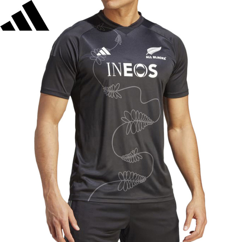 アディダス adidas メンズ オールブラックス ラグビー パフォーマンス Tシャツ ブラック NDU61 HZ4506 半袖 トップス ジャージー