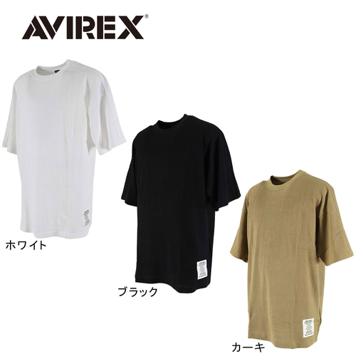 アビレックス AVIREX メンズ 半袖Tシャツ ルーズ フィット ハニカム Tシャツ 6123285 SS LOOSE FIT HONEYCOMB T-SHIRT