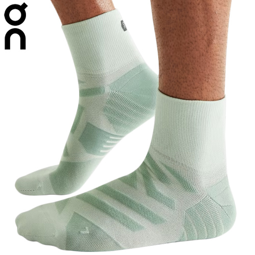 オン On メンズ パフォーマンス ミッド ソックス モス/アルジー 354.01372 Moss｜Algae Performance Mid Sock ランニングソックス