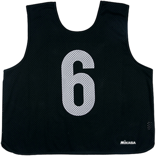 ミカサ MIKASA メンズ レディース ゲームベスト ゲームジャケット レギュラーサイズ 1〜15番 ブラック GJR2 BK ビブス 試合 練習