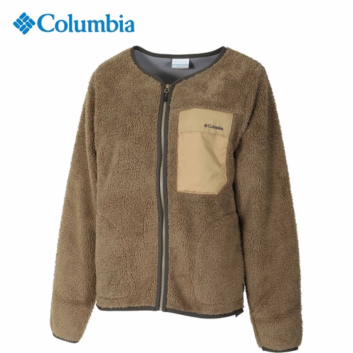 コロンビア Columbia レディース クレストフリースカーディガン フラックス PL0642 250 W Crest to Park Fleece Cardigan ★在庫限り★