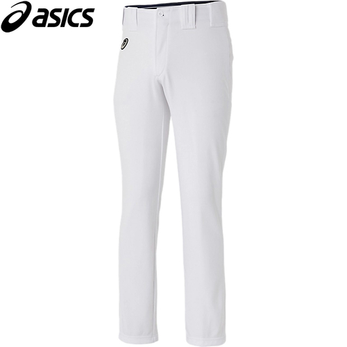 アシックス asics メンズ ユニフォームパンツ ストレート ホワイト 2121A318 100 UNIFORM PANTS STRAIGHT 野球ウェア ゲームパンツ 試合