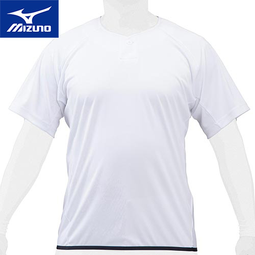 ミズノ MIZUNO メンズ レディース 野球ウェア 練習用シャツ ビートアップ ホワイト 12JC1X23 01 半袖トップス ベースボールシャツ