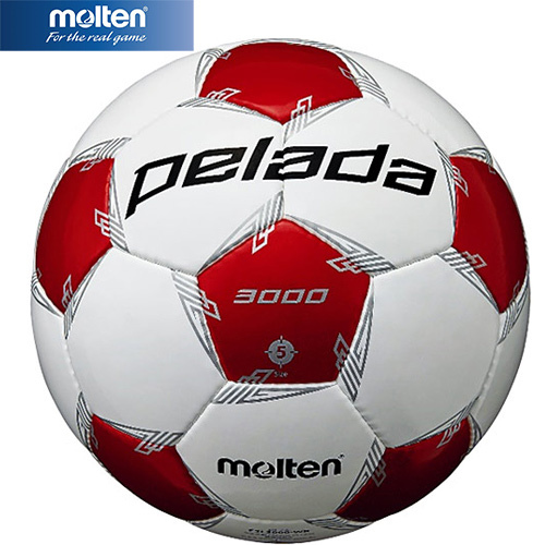 モルテン molten メンズ レディース サッカーボール ペレーダ3000 ホワイト×メタリックレッド F5L3000 WR サッカー JFA 一般 大学 高校