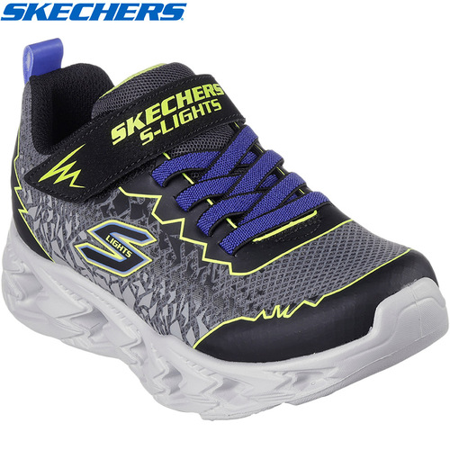 スケッチャーズ SKECHERS キッズ スニーカー VORTEX 2.0-ZORENTO ブラック/イエロー 400603L BKYL 2024春夏モデル シューズ 運動 靴