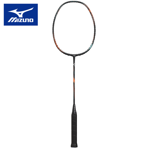 ミズノ MIZUNO バドミントン ラケット アクロスピード 3 ブラック×オレンジ 73JTB403 09 ACROSPEED 3 未張上げ フレームのみ 部活 練習