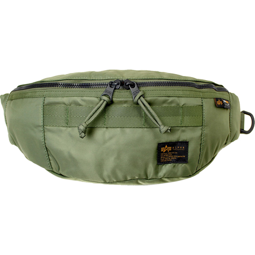 アルファインダストリーズ ALPHA INDUSTRIES TZ1082 ウエストバッグ グリーン 6600750 GRN WAIST BAG ウエストポーチ 鞄 アウトドア