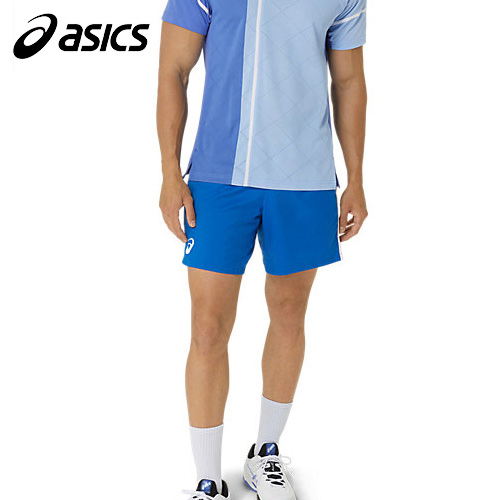 アシックス asics メンズ テニスウェア ゲームパンツ ドライMATCH 7インチショーツ ツナブルー 2041A285 414 ショートパンツ 短パン