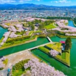 函館　五稜郭からの眺め