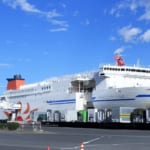 大洗港に停泊中のさんふらわあふらの