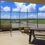 宮古空港の送迎デッキ