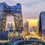 北京の夕景（中国）