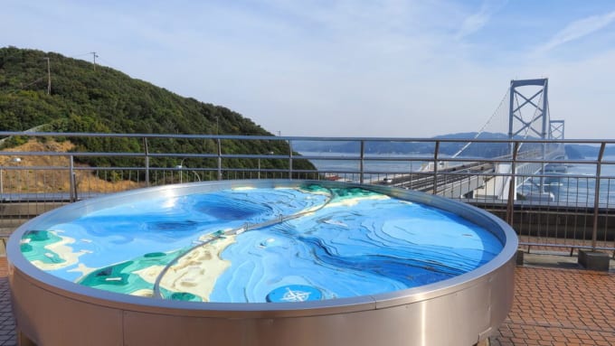 「大鳴門橋架橋記念館エディ」屋上 パノラマ展望所