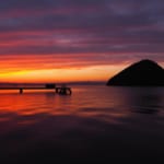 浅虫温泉（サンセット・ビーチあさむし）の夕焼け