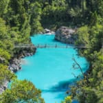 ニュージーランド南島西岸の都市ホキティカ