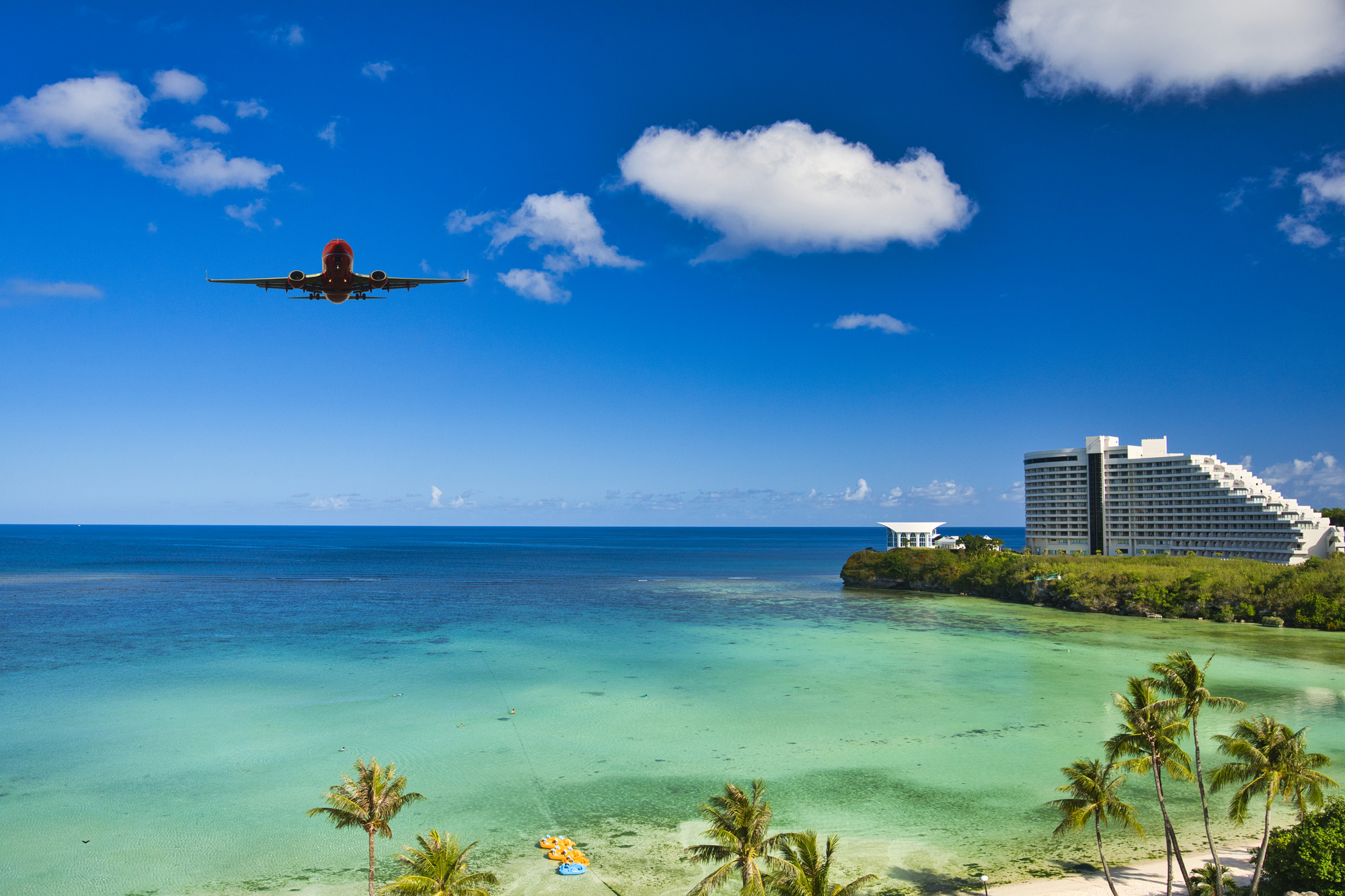 グアム中部（タモン、空港周辺）