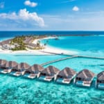 モルディブの水上コテージ