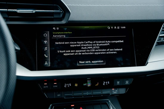 Audi A3 Limousine 30TFSI 110PK S-Tronic S edition | Navigatie | Optiekpakket Zwart | Achteruitrijcamera | Adaptive Cruise Control | 18"