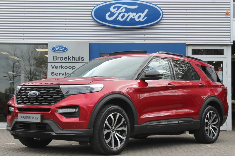 Ford Explorer 3.0 V6 PHEV ST-LINE FIRST EDITION 7P | PANODAK | LEDER | 360° CAMERA | NIEUWSTAAT! | DEALER ONDERHOUDEN!