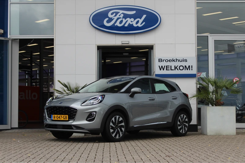 Ford Puma 1.0 EcoBoost 125pk Hybrid Titanium | NAVIGATIE | STOEL/STUUR EN VOORRUIT VERWARMING | CLIMATE CONTROL | 17" LICHTMETAAL | CRUISE