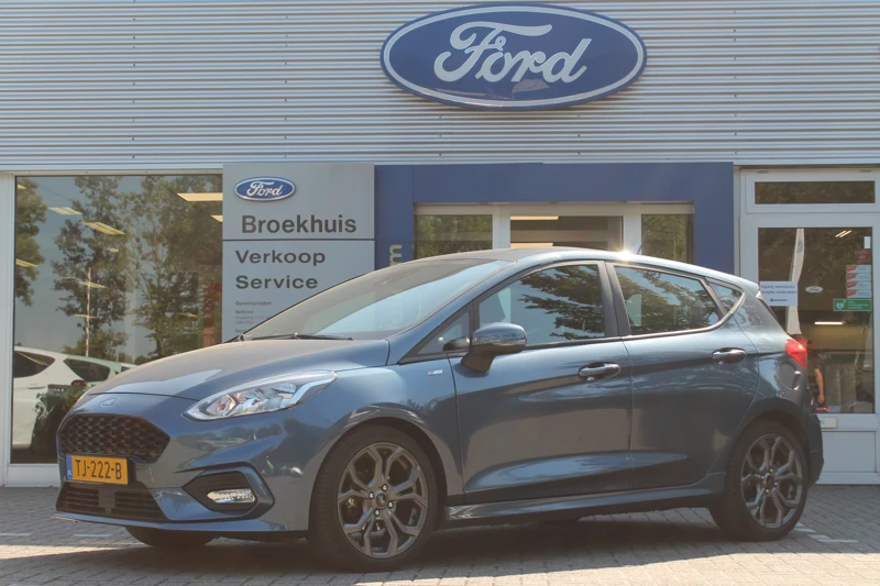 Ford Fiesta 1.0EB ST-LINE | NL-AUTO! | NAVI | CLIMA | CRUISE | DAB+ | DEALER ONDERHOUDEN! | KEYLESS ENTRY | LIJN DETECTIE