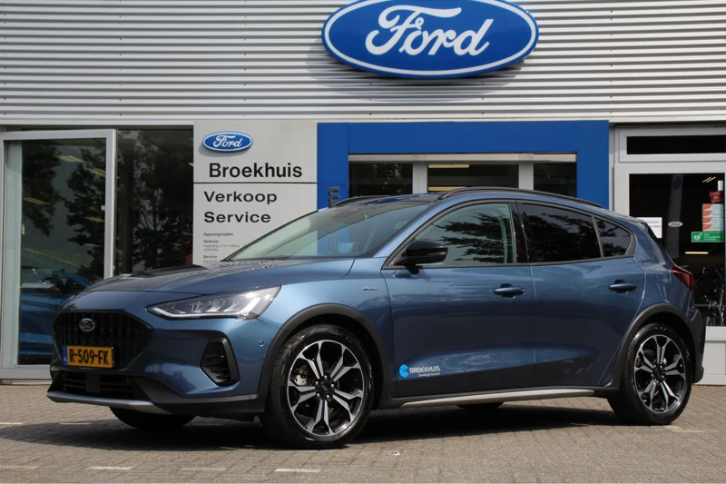 Ford Focus 1.0EB HYBRIDE 155PK ACTIVE X | GROOT NAVI | HEAD-UP | CAMERA | 18" LMV | ADAPTIVE CRUISE | BLIS | PARK SENS V+A | NIEUWSTAAT!