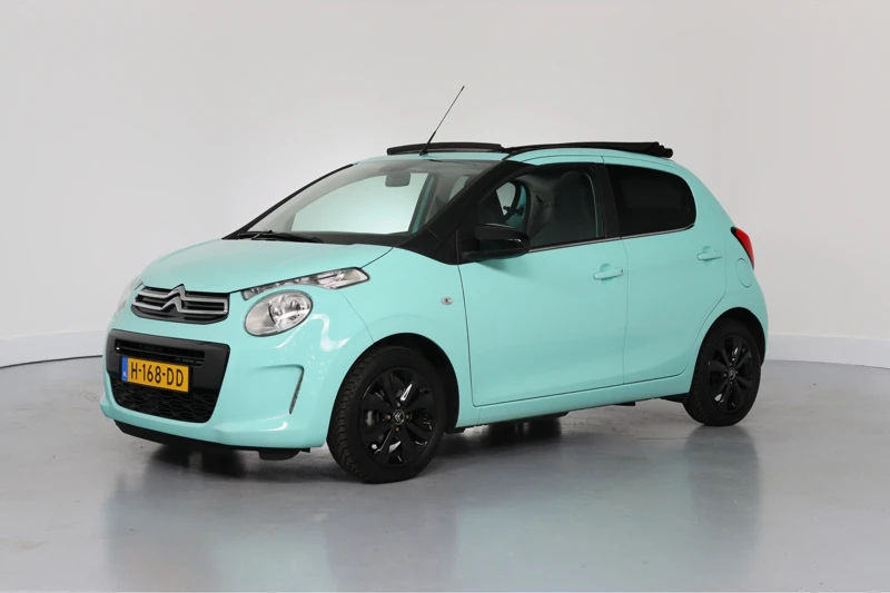 Citroën C1 1.0 VTi Airscape Shine | Leder | Navi | Camera | Dealer OH | Stoelverwarming | Clima | DAB+ | Lichtm