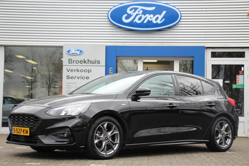 Ford Focus 1.0EB ST-LINE AUTOMAAT | NAVI | CAMERA | ADAPT. CRUISE | CLIMA | WINTERPACK | DODEHOEK | AUTO. INPARKEREN | PARK SENS V+A | 17'