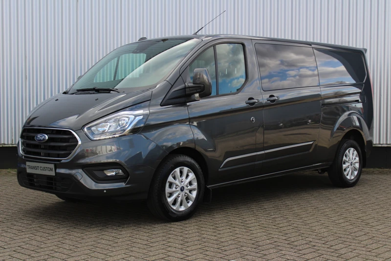 Ford Transit Custom 300 2.0D L2H1 Dubbel Cabine Limited 170pk AUTOMAAT | CAMERA | NAVIGATIE | CRUISE CONTROL | WINTER PACK | APPLE CARPLAY