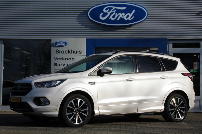 Ford Kuga 1.5EB ST-LINE | 1E EIGENAAR! | LEDER | PARELMOER | DEALER ONDERHOUDEN! | CAMERA | NAVI | CLIMA | CRUISE | 18" LMV | PARK SENS V+