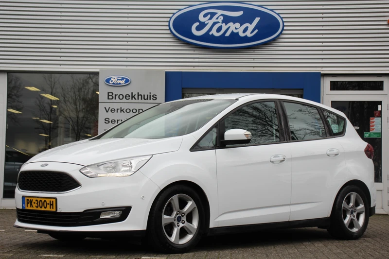 Ford C-MAX 1.0 125PK TITANIUM | STOELVERWARMING | NAVI | CLIMA | CRUISE | VOLLEDIG ONDERHOUDEN! | PARK SENS V+A | LICHTMETALEN VELGEN | VOO