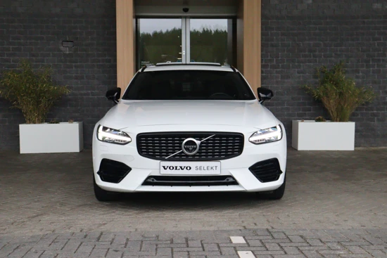 Volvo V90 T8 AWD Recharge R-design | Alle opties! | Bowers & Wilkins | Luchtvering | Head-Up Display | Stoelventilatie | 360° Camera | Tre