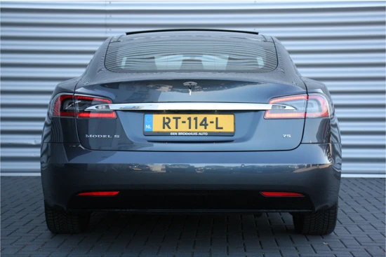 Tesla Model S 75 BASE 320PK / NAVI / LEDER / CLIMA / FULL-LED / PDC / CAMERA / AUTO-PILOT / PANO. DAK / NIEUWSTAAT !!