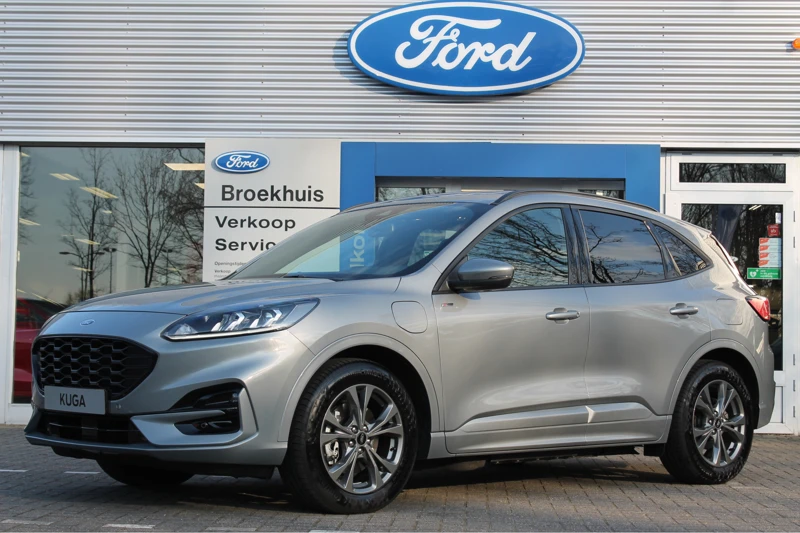 Ford Kuga 2.5 PHEV ST-LINE X | WINTERPACK | AFN TREKHAAK | LED | PARK SENS V+A | DEALER ONDERHOUDEN! | NAVI | CLIMA | ELEKTR ACHTERKLEP